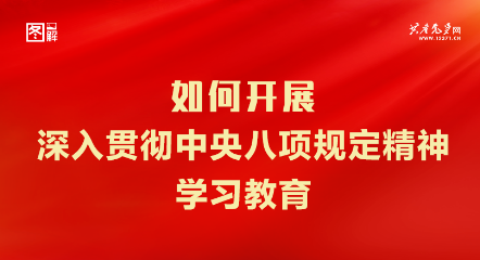 如何開展深入貫徹中央八項規定精神學習教育？一圖了解這些重點！